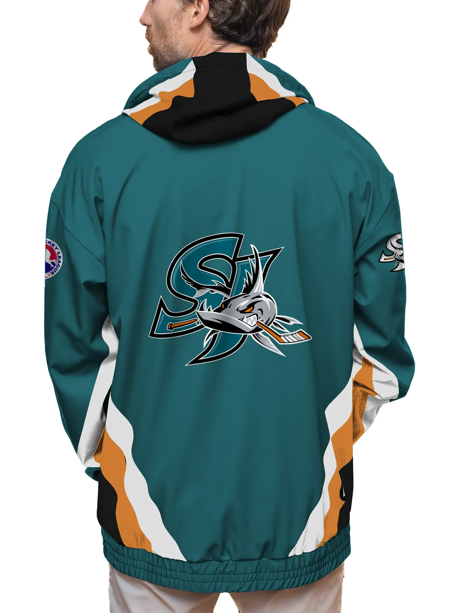 San Jose Barracuda Hockey Windbreaker