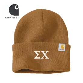 Sigma Chi Brown Carhartt Beanie