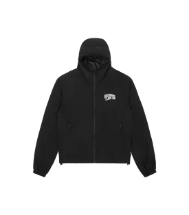 SMALL ARCH LOGO WINDBREAKER - BLACK