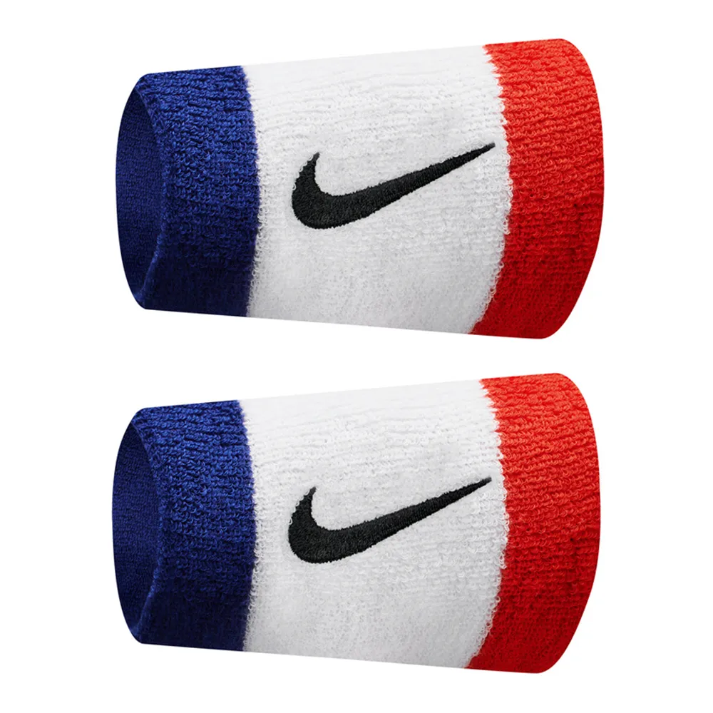 Swoosh Doublewide Wristbands - Multi Color