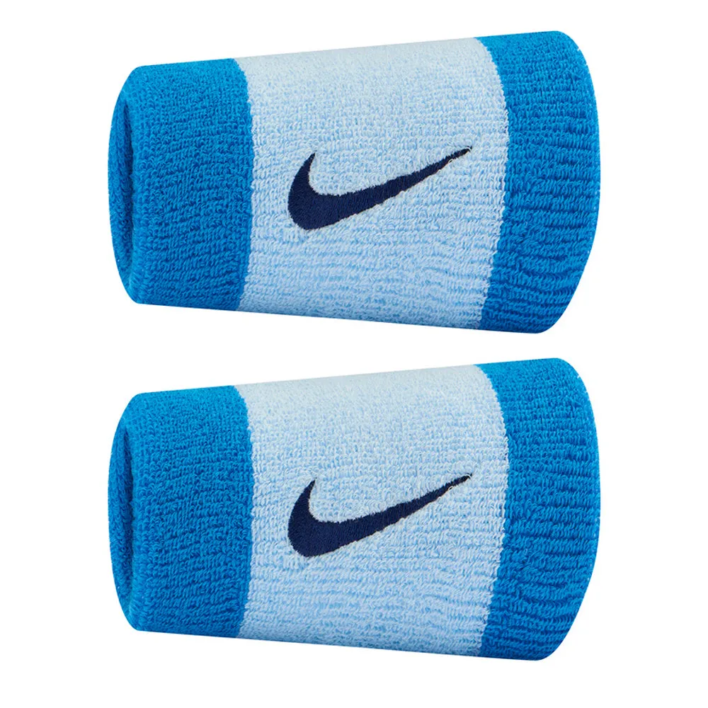 Swoosh Doublewide Wristbands - Multi Color