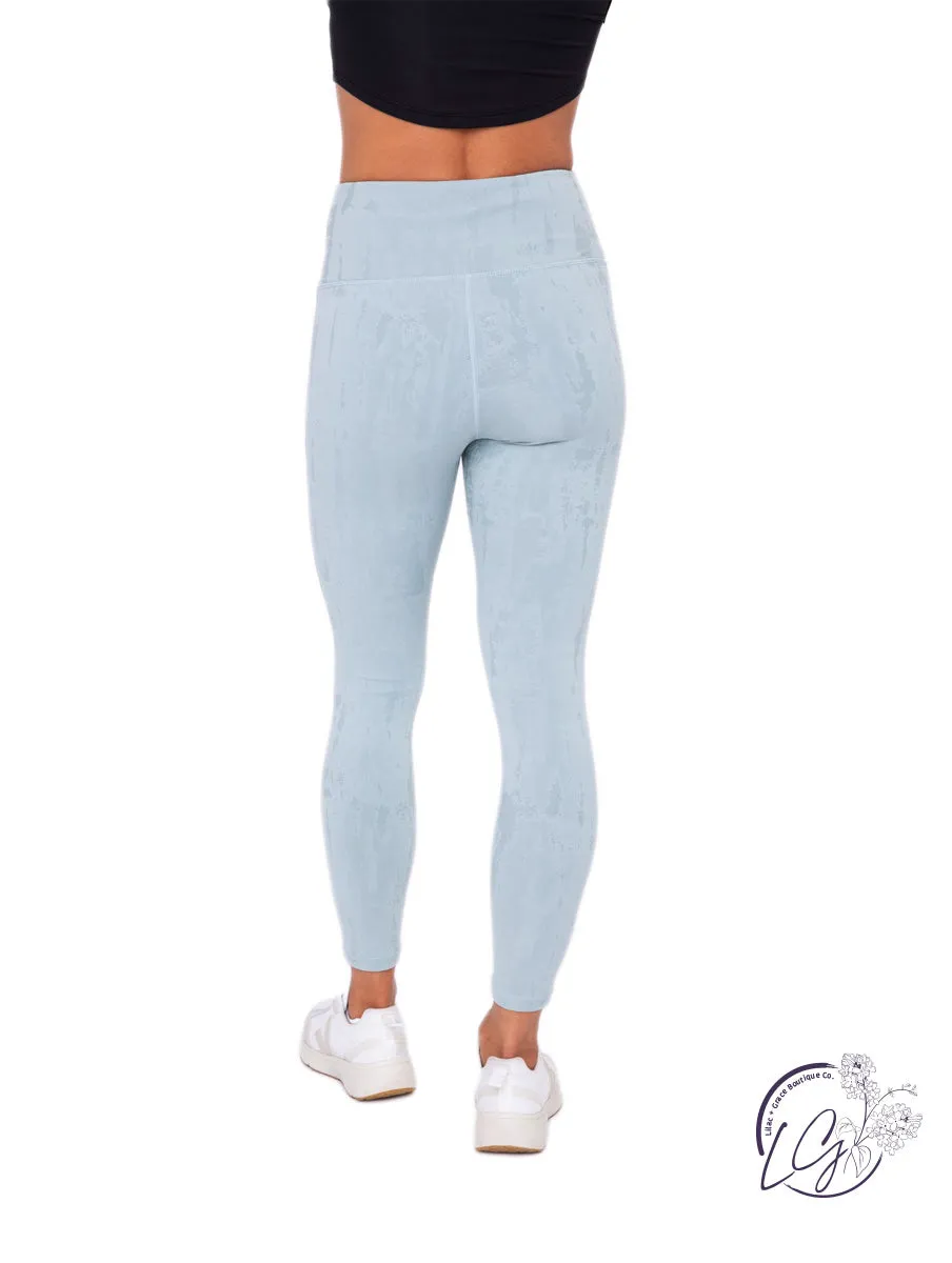 Textured Stucco Jacquard TACTEL® High-Rise Leggings