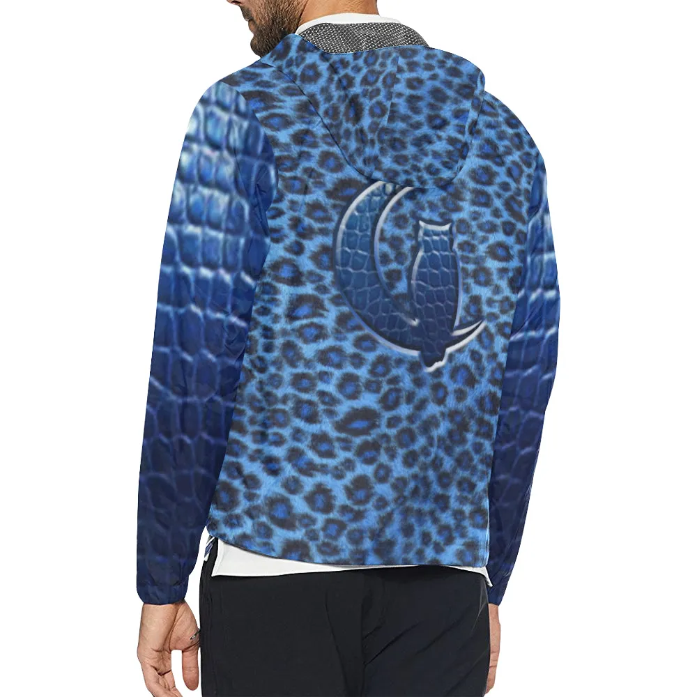 TIGER CROCO SKIN All Over Print Windbreaker for Unisex