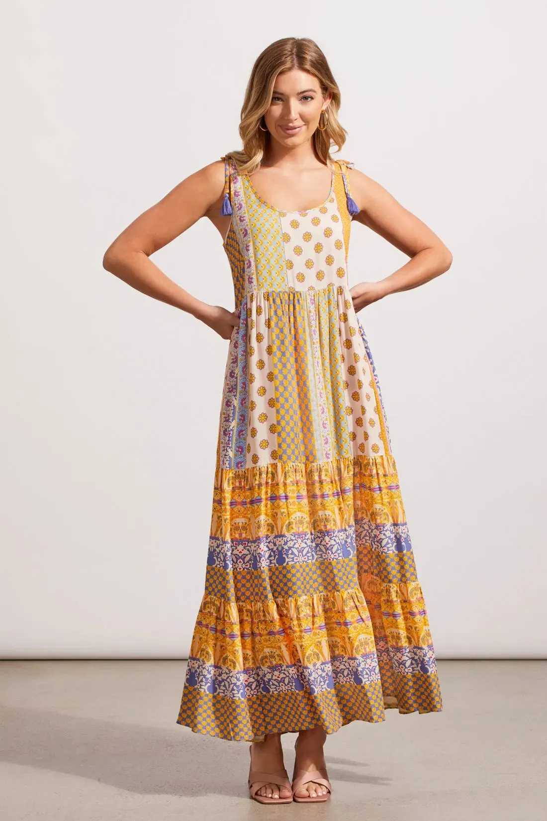 Tribal | Border Print Maxi Dress | Women's