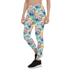 Watercolor Eagle Leggings